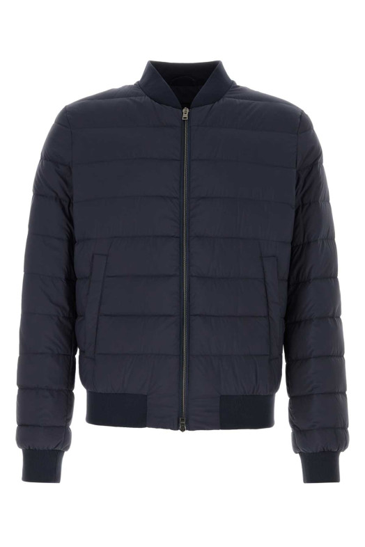 Dark blue nylon down jacket HERNO (PI010ULE12456Z)