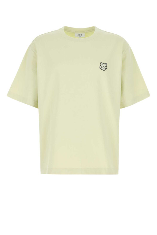 Pastel green cotton oversize t-shirt MAISON KITSUNE (PM00109KJ0119)