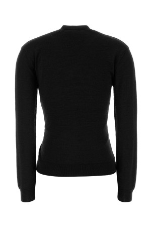 Black wool and acrylic sweater LEMAIRE (PO0001LK087)