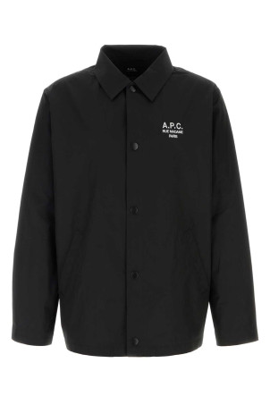 Black polyester jacket Black A.P.C. (PSALQH02960)
