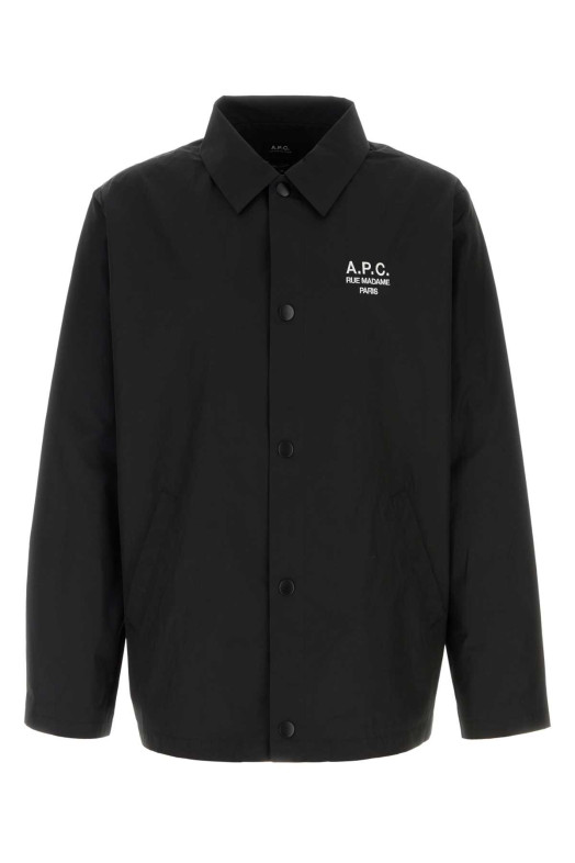 Black polyester jacket Black A.P.C. (PSALQH02960)