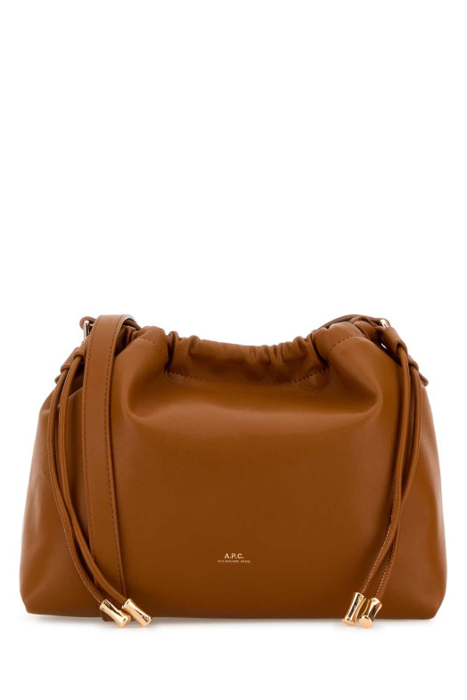 Biscuit leather Ninon crossbody bag A.P.C. (PUAATF61583)