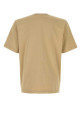Beige cotton t-shirt MAISON KITSUNE (QM00101KJ7025)