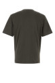 Dark brown cotton t-shirt MAISON KITSUNE (QM00102KJ7026)