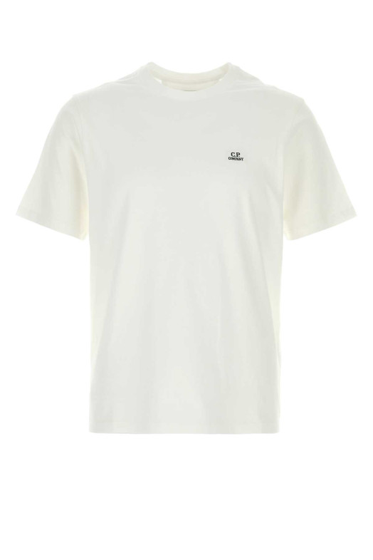 White cotton t-shirt White C.P. COMPANY (RCCMTS726A005100W)