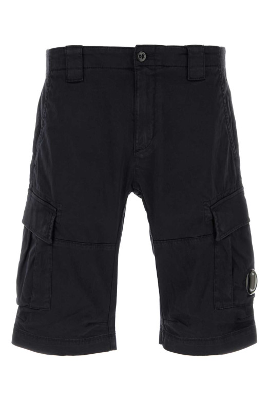 Midnight blue stretch cotton bermuda shorts C.P. COMPANY (RSCMBE746A005694G)
