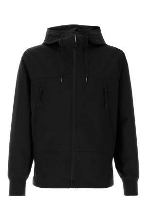Black stretch polyester windbreaker Black C.P. COMPANY (RSCMOW728A005968A)