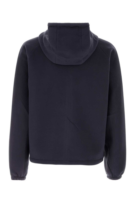 Navy blue pile jacket PRADA (SGD072SOOO18XO)