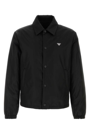 Black Re-Nylon jacket Black PRADA (SGD110SOOO1WQ8)