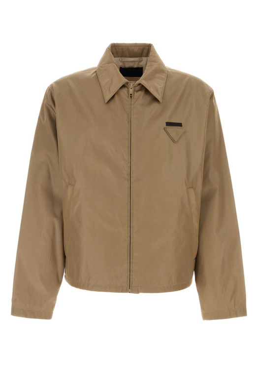Cappuccino Re-Nylon jacket PRADA (SGD111SOOO1WQ8)