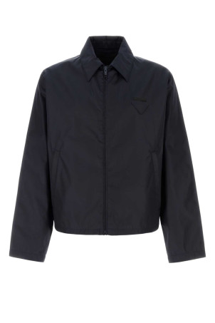 Navy blue Re-Nylon jacket PRADA (SGD111SOOO1WQ8)