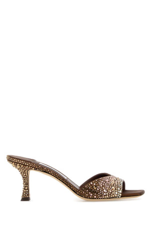Embellished satin Skye mules JIMMY CHOO (SKYE70DKX)