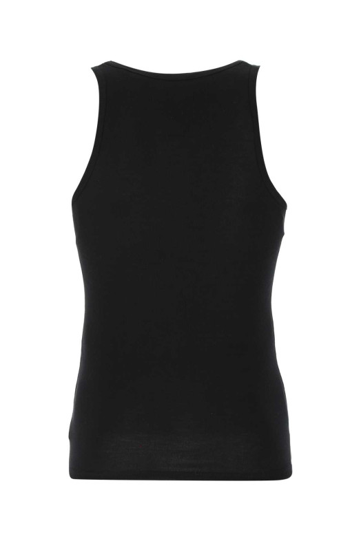 Black cotton and modal tank top TOM FORD (T4D101210)