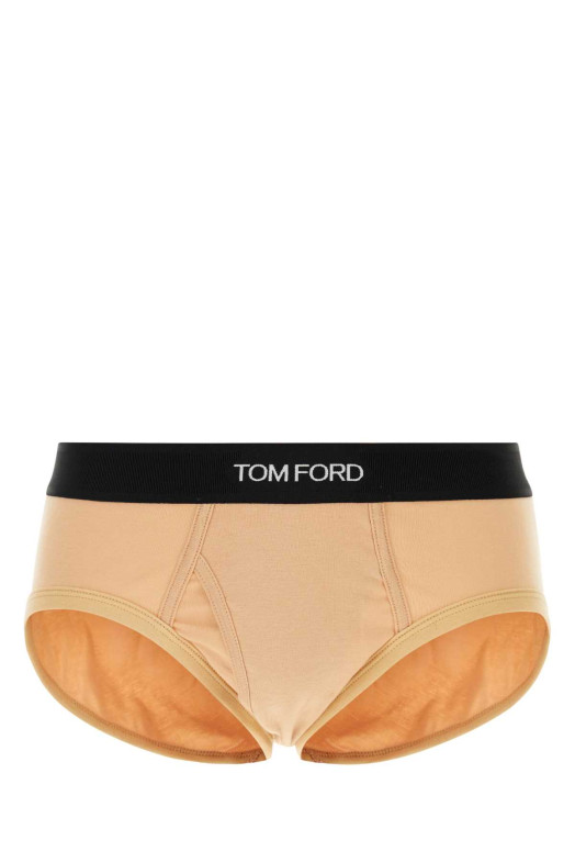 Skin pink stretch cotton brief TOM FORD (T4LC11040)
