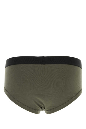 Dark green stretch cotton slip TOM FORD (T4LC11040)