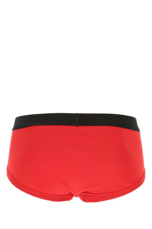 Red stretch cotton brief Purple TOM FORD (T4LC11040)