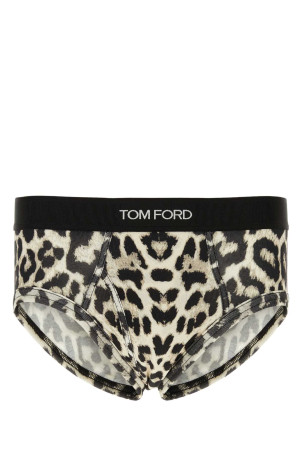 Printed stretch cotton brief TOM FORD (T4LC11720)