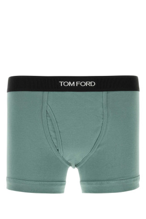 Powder blue stretch cotton boxer TOM FORD (T4LC31040)