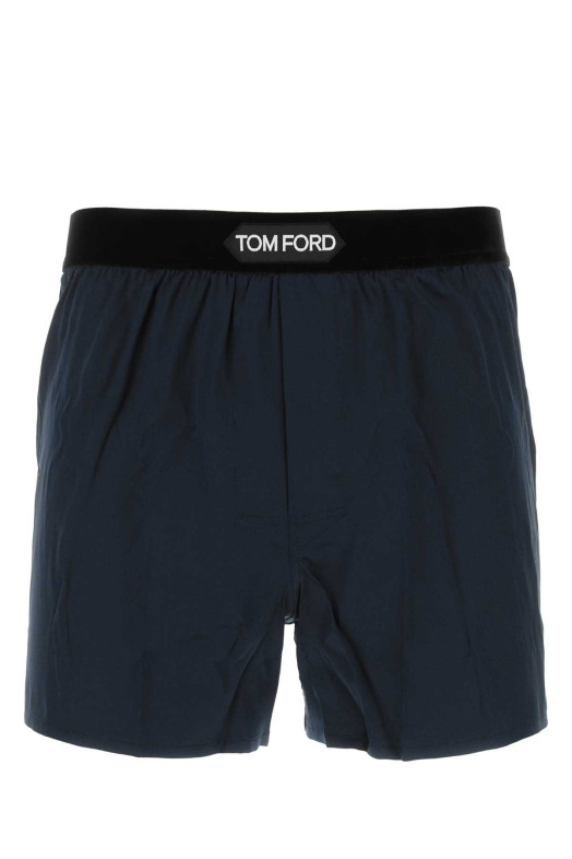 Blue satin boxer TOM FORD (T4LE41010)