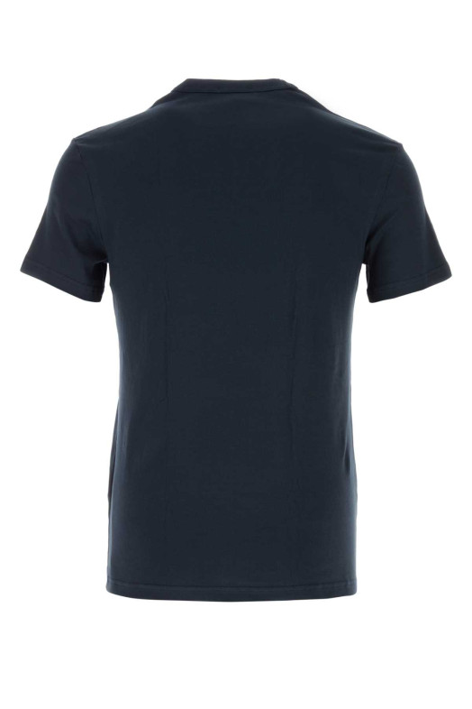 Navy blue stretch cotton blend t-shirt TOM FORD (T4M081040)