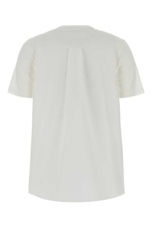 White jersey and poplin t-shirt White MARNI (THJE0378QSUTC446)