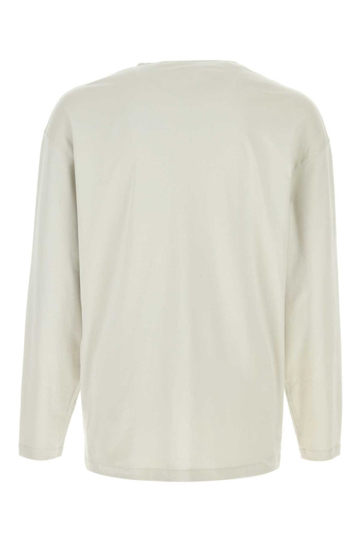 Chalk cotton t-shirt LEMAIRE (TS0019LJ1055)