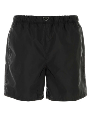 Black Re-Nylon swimming shorts Black PRADA (UB372SWMO1WQ9)