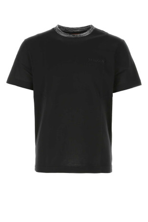 Black cotton t-shirt MISSONI (UC22SL01BJ0002)
