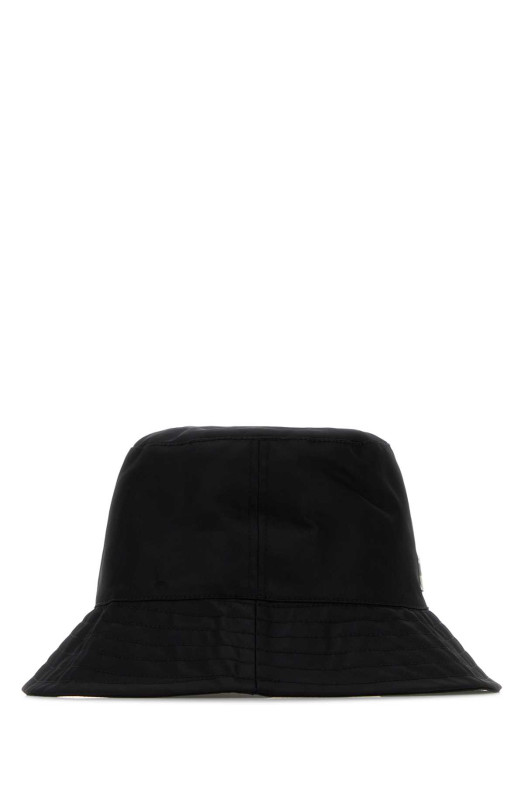 Black nylon bucket hat AMI (UHA671PA0037)