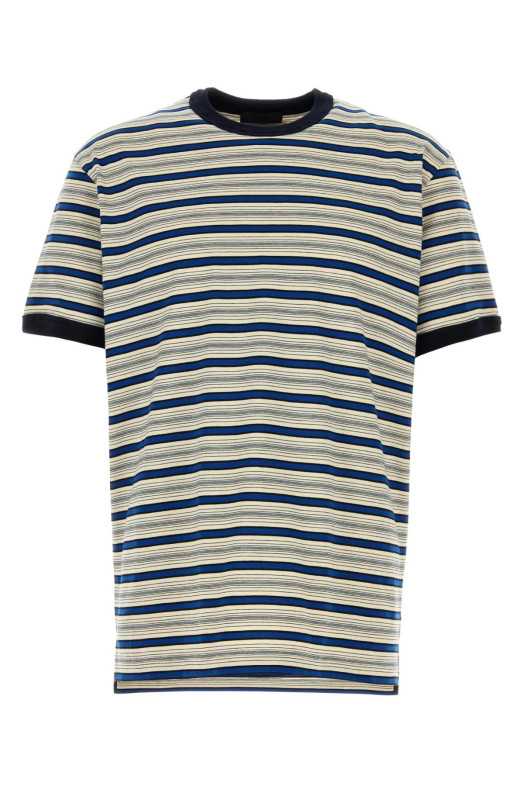 Embroidered cotton t-shirt PRADA (UJN983SOOO19BD)