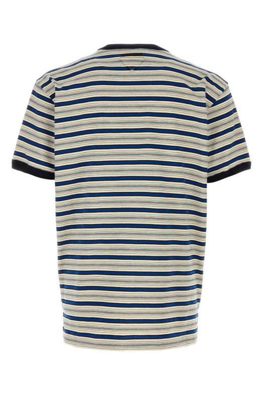 Embroidered cotton t-shirt PRADA (UJN983SOOO19BD)