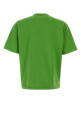 Grass green cotton t-shirt PRADA (UJN986SOOO187B)