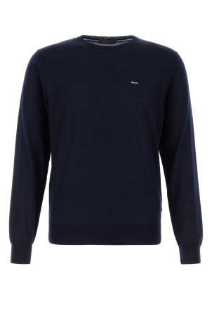Midnight blue wool sweater Blue PRADA (UMF146SOOO18DY)