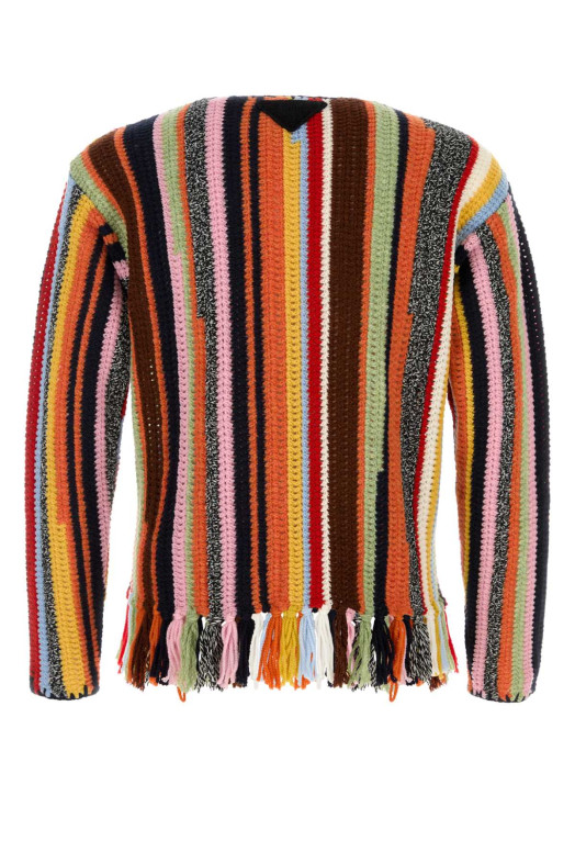 Multicolor crochet sweater PRADA (UMF240SOOO184L)