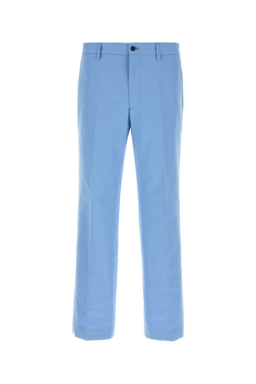 Light blue poplin pant PRADA (UP0387SOOO12VB)