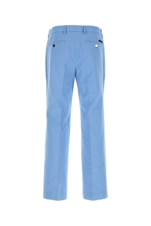Light blue poplin pant PRADA (UP0387SOOO12VB)