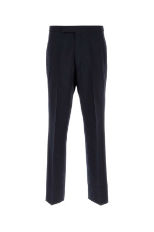 Navy blue wool blend pant Blue PRADA (UP0422SOOO17LK)