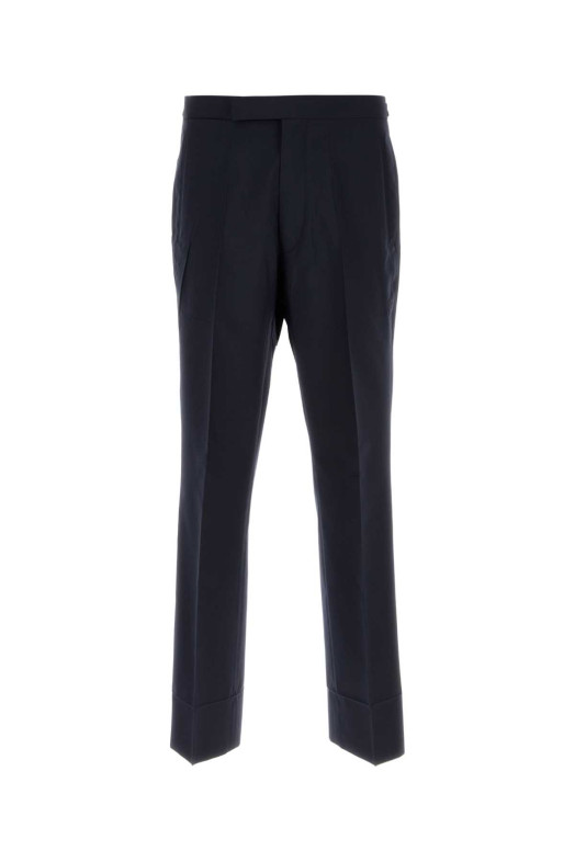 Navy blue wool blend pant Blue PRADA (UP0422SOOO17LK)