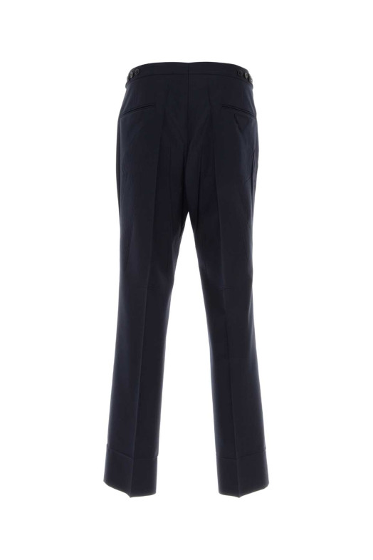 Navy blue wool blend pant Blue PRADA (UP0422SOOO17LK)