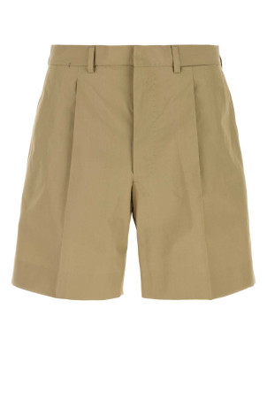 Khaki poplin bermuda shorts PRADA (UP0424SOOO1XV2)