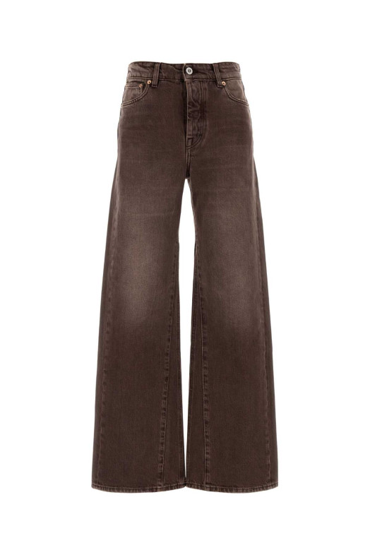 Brown denim wide-leg jeans OUR LEGACY (W2265TCH)