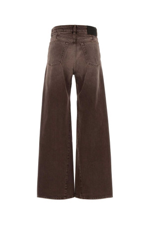 Brown denim wide-leg jeans OUR LEGACY (W2265TCH)