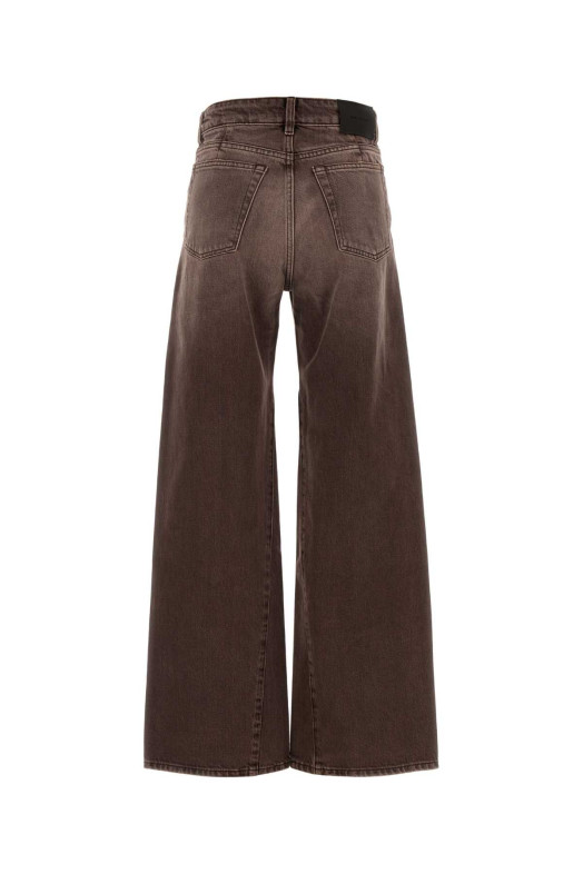 Brown denim wide-leg jeans OUR LEGACY (W2265TCH)