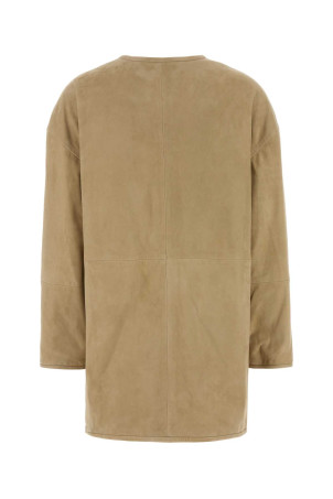 Beige suede Waren jacket Beige LOULOU DE SAISON (WAREN)