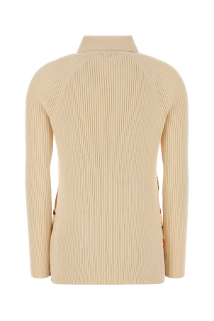 Ivory knit and silk polo shirt ETRO (WRKN0008AV835)