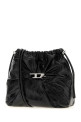 Black leather Scrunch-D bucket bag DIESEL (X10325P1003)