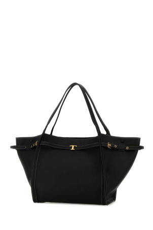 Black leather Tim shopping bag BLUE TOD'S (XBWTIMA0300WKA)