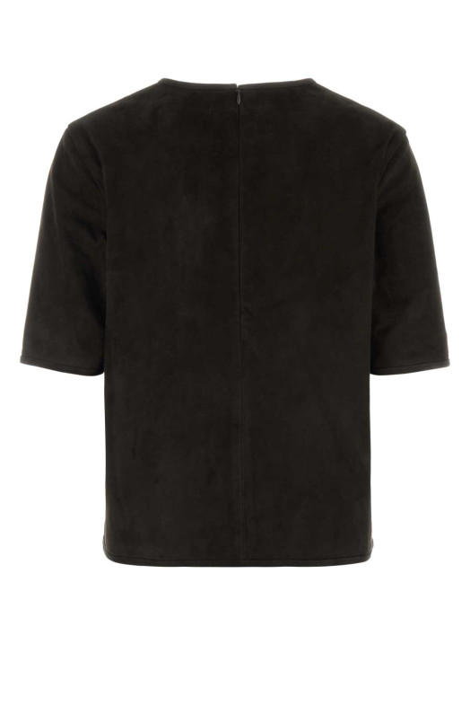 Brown suede t-shirt LOULOU DE SAISON (ZAIDA)