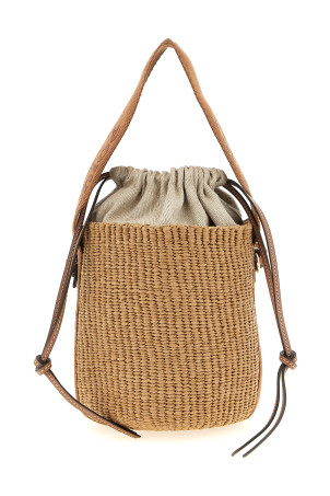 'Woody' small bucket bag Brown