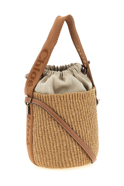'Woody' small bucket bag Brown